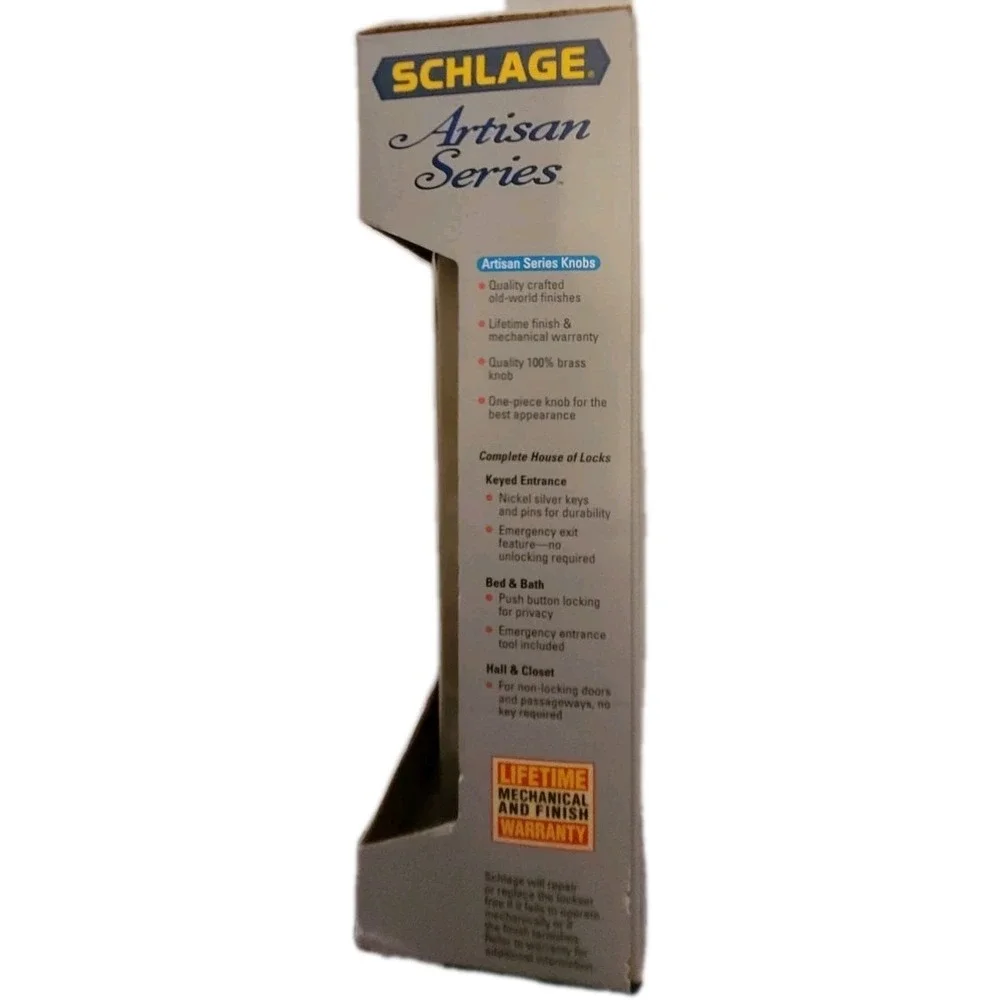 Schlage Hall/Closet Passage‎ Door Knob Satin Nickel